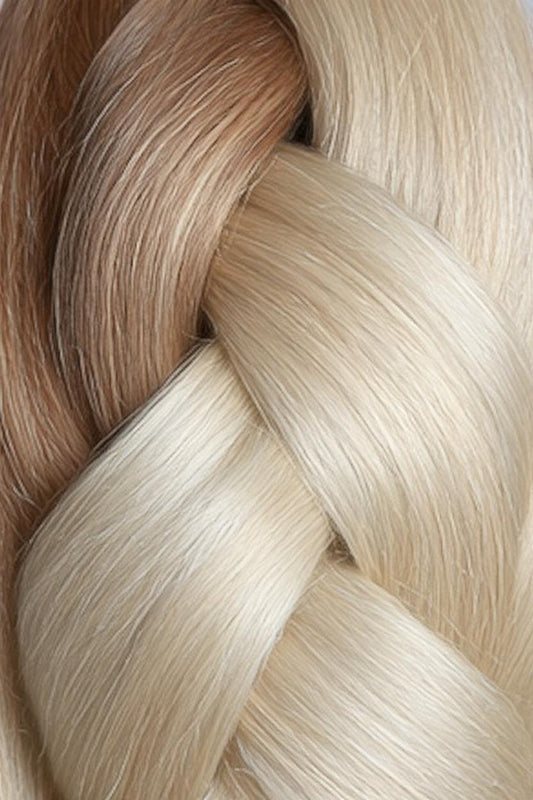 50cm Keratin Bond Flat Tip - Platinum (Balayage)